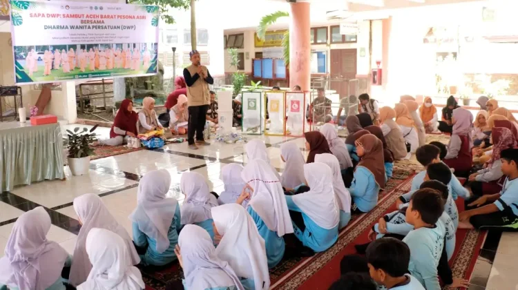 DWP Aceh Barat Edukasi Pelajar Pentingnya  Kelestarian Lingkungan