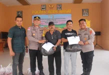 Kapolres Aceh Barat Salurkan Daging kepada Personel dan Elemen Sipil