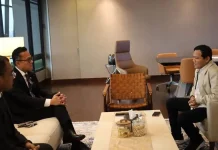 Wagub Aceh Bahas Pengalihan Dukungan Huntara ke Huntap Bersama BP BUMN