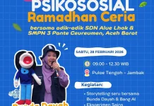 SOY Goes to School Akan Gelar Psikososial Ramadhan Ceria di Aceh Barat
