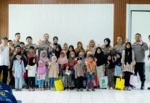 Mahasiswa STIK dan Dinsos Salurkan Bantuan Bencana