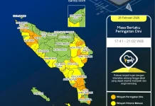 BMKG Perbarui Peringatan Dini Hujan Lebat Provinsi Aceh