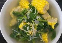 Sayur Bening Bayam Jagung Kombinasi Tepat diBulan Ramadhan