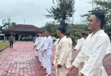 Polres Simeulue Laksanakan Tes Urine dan Ujian Bela Diri