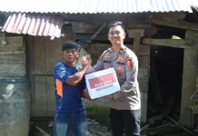 Mahasiswa STIK Polri Bantu Warga Pante Ceureumen