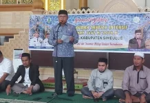 Wabup Simeulue Buka Daurah Tahfidz Intensif Ramadhan di Masjid Tgk Khalilullah