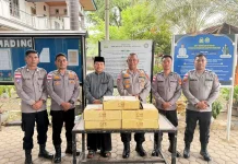 Polda Aceh Bagikan 2,7 Ton Kurma