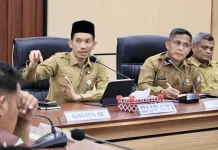 Bupati Aceh Barat Pimpin Rapat Perdana Satgas Optimalisasi PAD