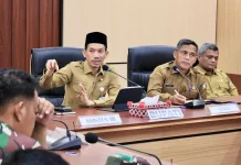 Bupati Pimpin Rapat Perdana Satgas Optimalisasi PAD