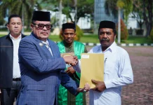 Bupati Nagan Raya Lantik 326 Tuha Peut Gampong