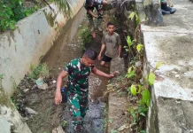 TMMD Kodim 0105/Abar Ajarkan Masyarakat Pasi Aceh Kebersihan Lingkungan