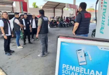Satreskrim Polres Aceh Barat Cek SPBU, Stok BBM Aman dan Tidak Ada Panic Buying