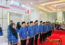 Wabup Abdya Lantik Tujuh Belas Pejabat Administrator