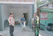 Polri Patroli Gabungan Jaga Keamanan Ramadhan di Woyla