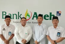 RRI Meulaboh Audiensi dengan Pimpinan Bank Aceh Cabang Calang