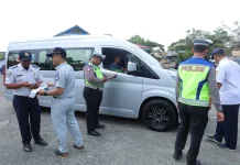 Dishub Aceh Barat Lakukan Rampcheck Bus Mudik