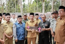 Enam Unit Huntara Diserahkan untuk Korban Bencana di Pante Ceureumen