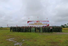 Kasdam IM Dwi Sasongko Tutup Kegiatan TMMD ke 127 di Kecamatan Woyla