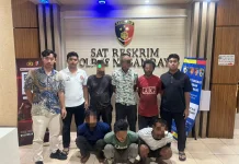 polres Nagan Raya Amankan Enam Pelaku Pencurian