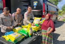 Polres Aceh Jaya Gelar Gerakan Pangan Murah