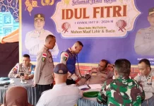 Sidokkes Polres Aceh Barat Periksa Kesehatan Personel Pos Operasi Ketupat