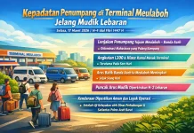 Pemudik Lebaran Mulai Berdatangan di Terminal Meulaboh M