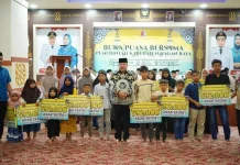 Buka Puasa Bersama Jadi Momentum Santunan Ribuan Anak Yatim di Nagan Raya