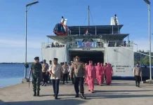 Bupati Simeulue dan Forkopimda Monitoring Arus Mudik, Cek Pos Pam Idulfitri