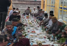 Kapolres Nagan Raya Buka Puasa Bersama dengan Muspika Kecamatan Tadu Raya