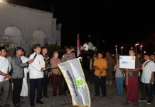 Kapolres Simeulue Pelepasan Pawai Malam Takbiran Idul Fitri