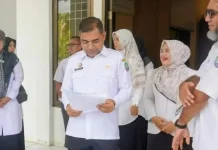 Plt Sekda Abdya Sidak Kehadiran ASN usai Libur Lebaran