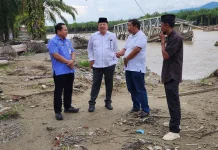 Bupati TRK Harap Pemerintah Pusat Segera Perbaiki Jembatan Alue Wakie