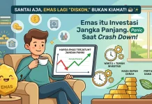 Santai Aja, Emas Lagi "Diskon," Bukan Kiamat!