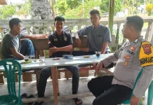 Bhabinkamtibmas Manggeng Intensifkan Patroli Sambang Warga guna Jaga Kamtibmas