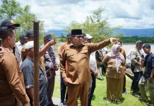 Bupati Nagan Raya Instruksikan Rehabilitasi Irigasi Lung Tiga