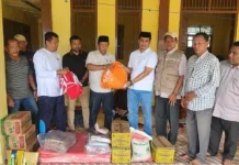 Kebakaran Hanguskan Kios Warga, Pemkab Nagan Raya Gerak Cepat Salurkan Bantuan