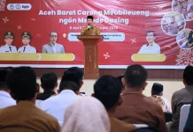 Bupati Aceh Barat Buka Kegiatan Cara Berhitung Ala Gasing