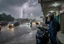 Hujan Deras dan Angin Kencang Melanda, Berikut Panduan Keselamatan di Jalan