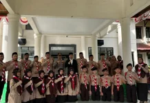 Bupati Aceh Barat Lepas Keberangkatan Pramuka Mengikuti Seleksi Jambore