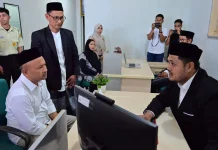 Bupati Safwandi Resmikan Kantor Kemenhaj dan Umrah Aceh Jaya