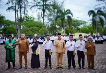 Sebanyak 500 Tuha Peut Gampong Nagan Raya Dilantik