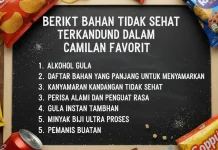 Berikut Bahan Tidak Sehat Terkandung Dalam Camilan Favorit