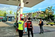 Polres Aceh Barat Monitoring Harga BBM, Stok Aman dan Situasi Kondusif