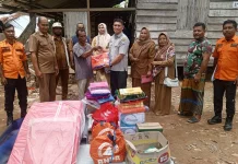 BPBD dan Dinsos Salurkan Bantuan untuk Korban Angin Kencang di Sungai Mas