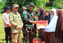 Kodim 0110/Abdya Fokus Percepatan Pembangunan di Pedesaan Melalui TMMD