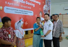 Wakil Bupati Said Fadeli Menutup Kegiatan berhitung  metode Gasing