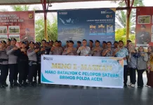 Literasi Keuangan Syariah Brimob Aceh lewat Program Emas