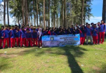 Siswa SMA Negeri 1 Suka Makmue Nagan Raya Gelar Aksi Bersih di Pantai Wisata