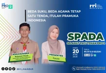 Beda suku, beda agama tetap satu tenda itulah pramuka Indonesia