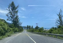Jalan Lintas Aceh Jaya Tol Pesisir Aceh View Laut yang Viral